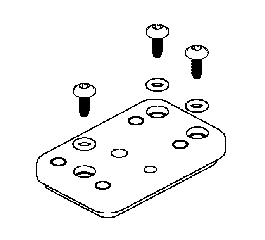 Image showing how to remove the tripod mounting plate Image showing how to remove the tripod mounting plate