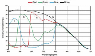 MER2-2002-20U3M-M01 Camera USB3 Vision Spectral response 5 MER2-2002-20U3M-M01 Camera USB3 Vision Spectral response 5