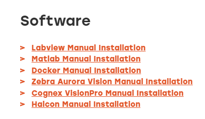 Third Party Software Installations Manuals Third Party Software Installations Manuals