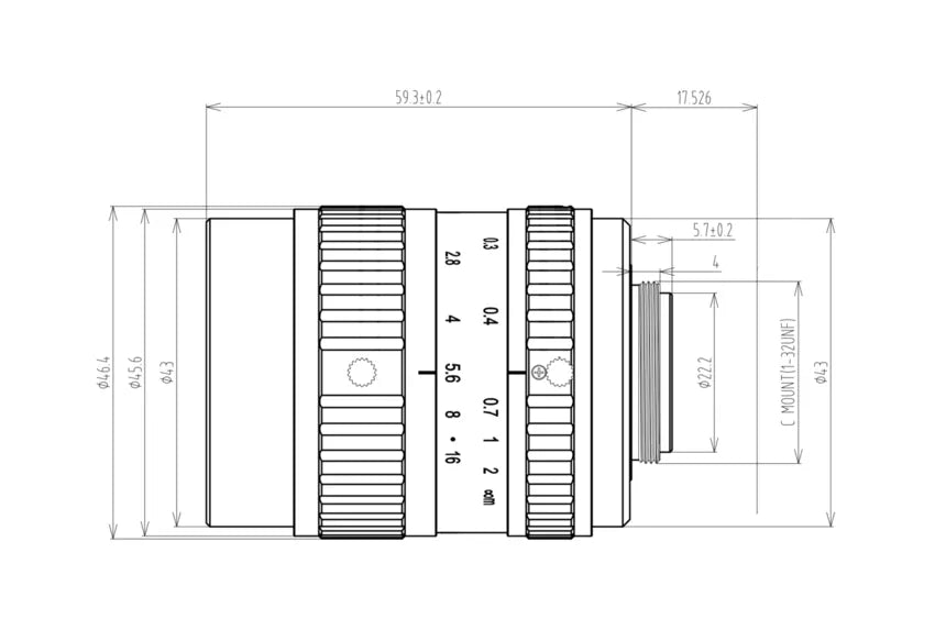 VA-LCM-25MP-50MM-F2.8-110 Lens C-mount 3 VA-LCM-25MP-50MM-F2.8-110 Lens C-mount 3
