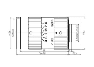 VA-LCM-45MP-25MM-F2.8-140 Lens C-mount 2 VA-LCM-45MP-25MM-F2.8-140 Lens C-mount 2
