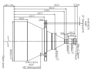 VA-LCM-TC-0-0.071X-WD338-110 Lens telecentric 2 VA-LCM-TC-0-0.071X-WD338-110 Lens telecentric 2
