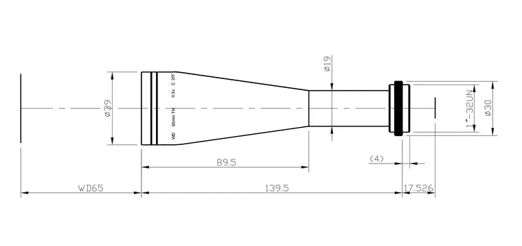VA-LCM-TC-0-0.3X-WD65-015-2 Lens telecentric 2 VA-LCM-TC-0-0.3X-WD65-015-2 Lens telecentric 2