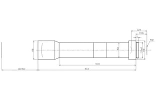 VA-LCM-TC-0-6X-WD110-015 Lens telecentric Mechanical drawing 3 VA-LCM-TC-0-6X-WD110-015 Lens telecentric Mechanical drawing 3
