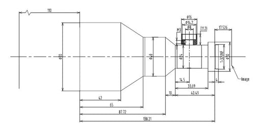 VA-LCM-TC-1-0.2X-WD110-015 Lens telecentric 2 VA-LCM-TC-1-0.2X-WD110-015 Lens telecentric 2