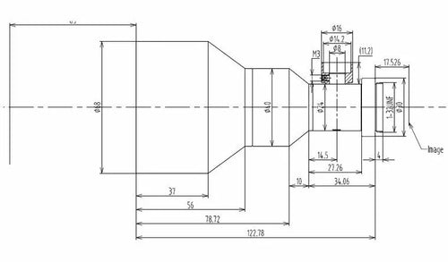 VA-LCM-TC-1-0.2X-WD65-015 Lens telecentric 2 VA-LCM-TC-1-0.2X-WD65-015 Lens telecentric 2