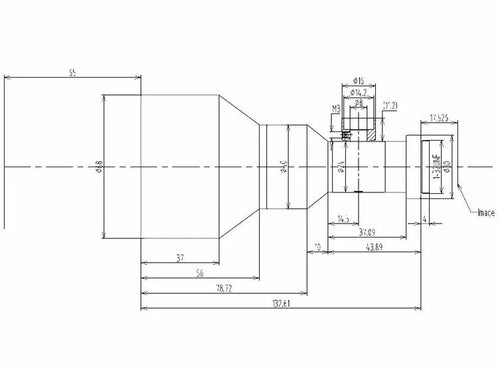VA-LCM-TC-1-0.3X-WD65-015 Lens telecentric 2 VA-LCM-TC-1-0.3X-WD65-015 Lens telecentric 2