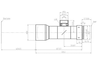VA-LCM-TC-1-0.75X-WD65-015 Lens telecentric 2 VA-LCM-TC-1-0.75X-WD65-015 Lens telecentric 2