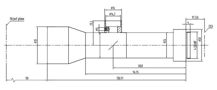 VA-LCM-TC-1-0.8X-WD110-015 Lens telecentric 2 VA-LCM-TC-1-0.8X-WD110-015 Lens telecentric 2