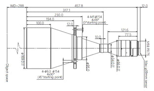 VA-LM58-TC-0-0.287X-WD288-39C Lens telecentric 2 VA-LM58-TC-0-0.287X-WD288-39C Lens telecentric 2