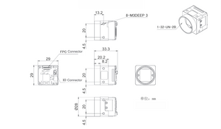 VEN-230-168U3C-FPC Camera USB3 Vision FPC 8 VEN-230-168U3C-FPC Camera USB3 Vision FPC 8