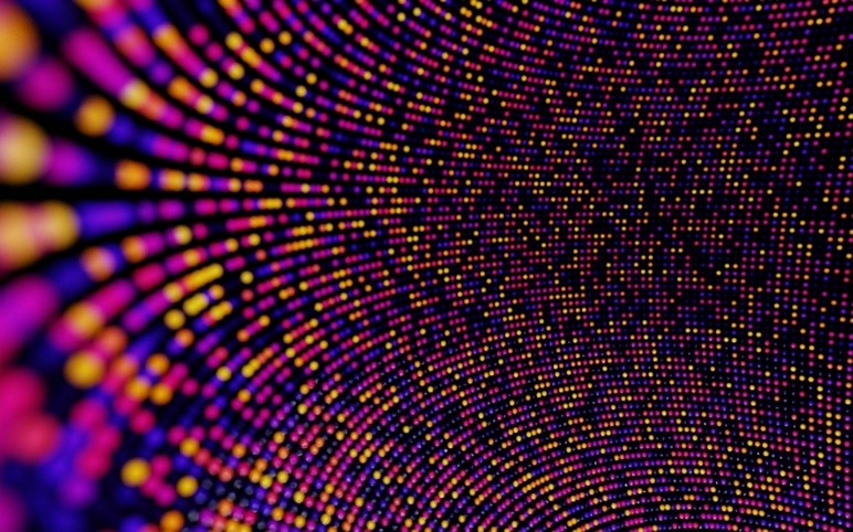 Concept illustration of 3D imaging technology visualizing depth and spatial information.