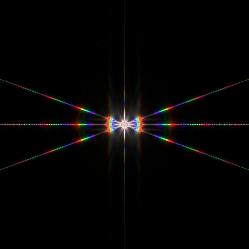 Visualization of optical diffraction and contrast transfer used to explain Modulation Transfer Function (MTF) performance.