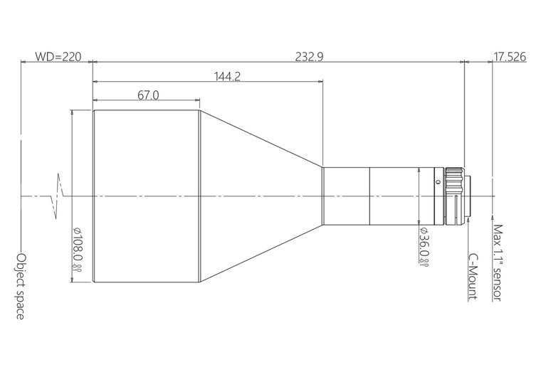 Mechanical Drawing VA-LCM-TC-0-0.246X-WD220-110