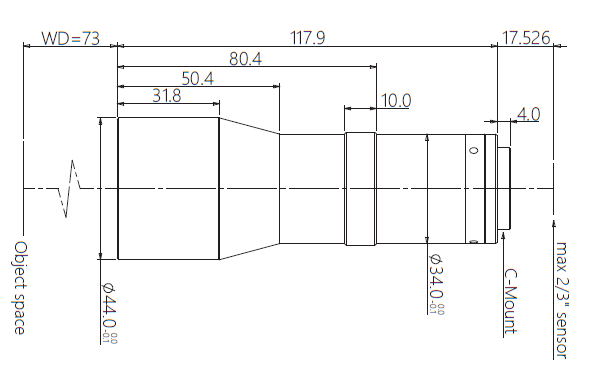 Mechanical Drawing VA-LCM-TC-0-0.438X-WD73-015