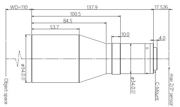 Mechanical Drawing VA-LCM-TC-0-0.317X-WD110-015