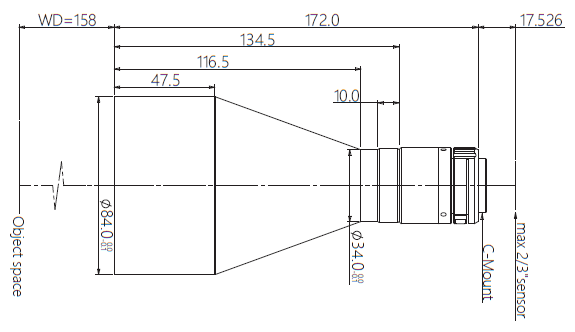 Mechanical Drawing VA-LCM-TC-0-0.178X-WD158-015