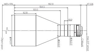 Mechanical Drawing VA-LCM-TC-0-0.158X-WD178-015