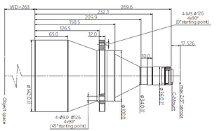 Mechanical Drawing VA-LCM-TC-0-0.104X-WD263-015