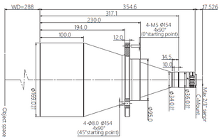 Mechanical Drawing VA-LCM-TC-0-0.084X-WD288-015