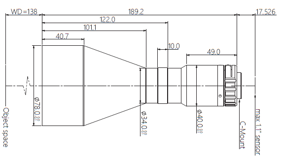 Mechanical Drawing VA-LCM-TC-0-0.329X-WD138-110