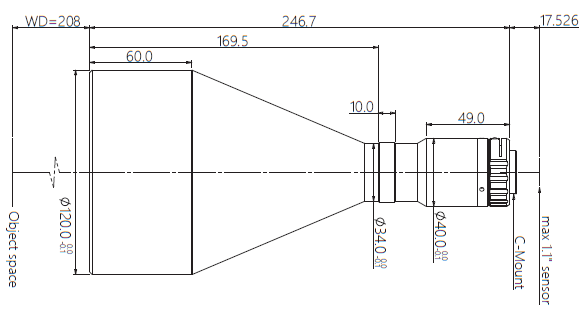 Mechanical Drawing VA-LCM-TC-0-0.204X-WD208-110