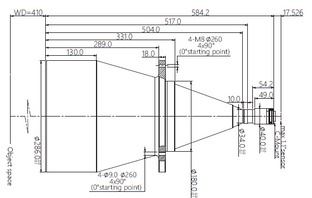 Mechanical Drawing VA-LCM-TC-0-0.077X-WD410-110