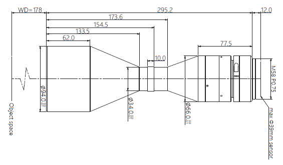 Mechanical Drawing VA-LM58-TC-0-0.542X-WD178-39C