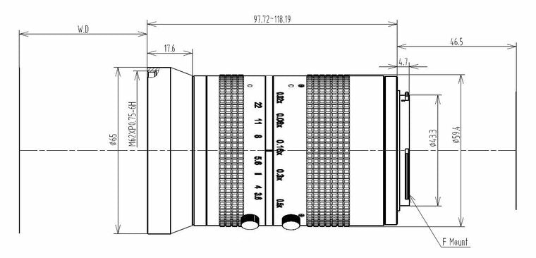 VA-LFM-65MP-50MM-F3.6-46C-mechanical-drawing
