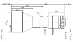 Mechanical Drawing VA-LCM-TC-0-0.383X-WD128-110