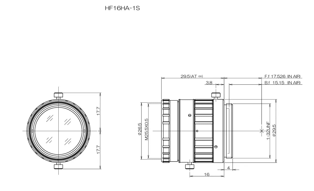 Fujinon HF16HA-1S Lens