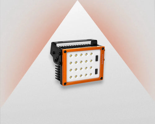 LED-spot med flere bølgelængder UV/SWIR,  UV-område, SWIR-område, F&U