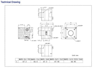 MARS-2020-42GTM Camera 10GigE Vision 6
