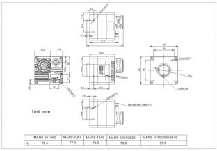MARS-2621-42GTM-NF mechanical drawing
