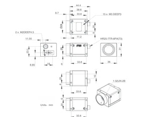 ME2P-530-72U3C-M01 Camera USB3 Vision 6