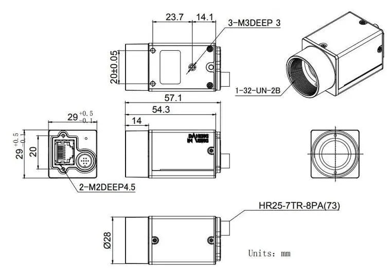 MER2-1070-10GM-P EOL Mechanical drawing 5