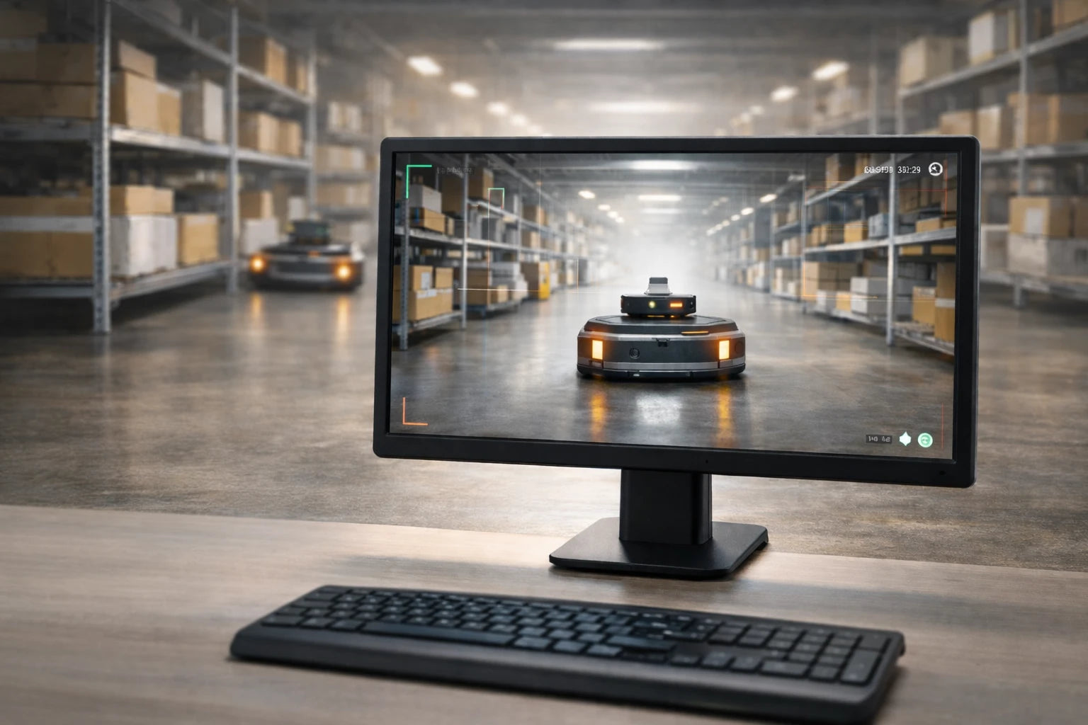 Robot streaming camera applications example