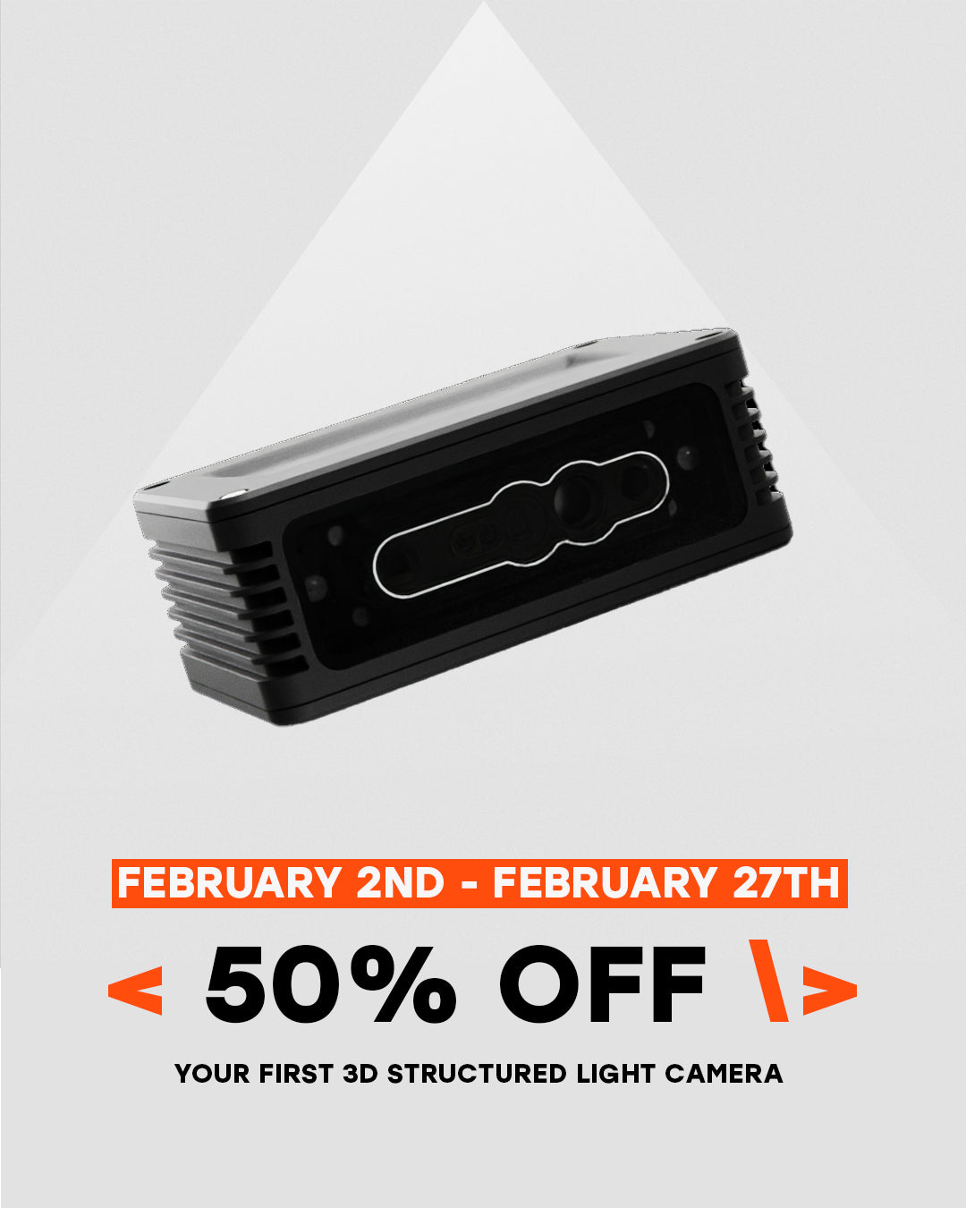 3D structured light camera - VA-3DC-P100E