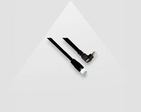 5-meter GigE cable, 90degree, Screw lock, Industrial grade
