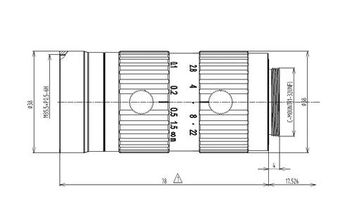 VA-LCM-20MP-16MM-F2.8-133 Lens C-mount 2