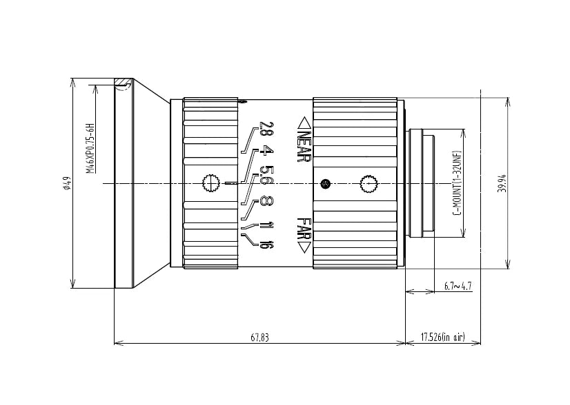 VA-LCM-45MP-16MM-F2.8-140 Lens C-mount 2
