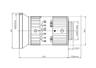 VA-LCM-45MP-16MM-F2.8-140 Lens C-mount 2