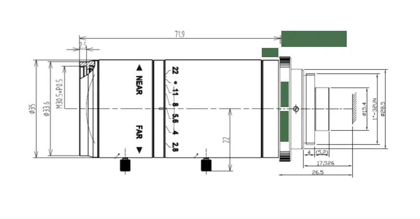 VA-LCM-5MP-150MM-F5.6-018 Lens C-mount 2