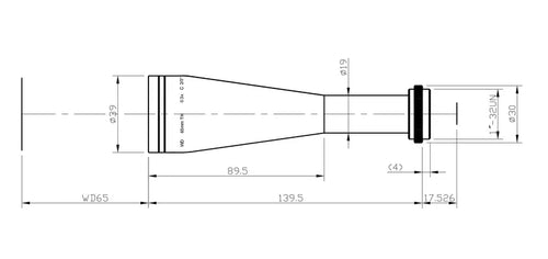 VA-LCM-TC-0-0.3X-WD65-015-2 Lens telecentric 2