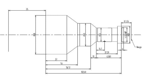 VA-LCM-TC-0-0.3X-WD65-015 Lens telecentric 2