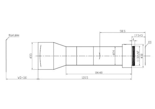VA-LCM-TC-0-0.5X-WD110-015 Lens telecentric 2