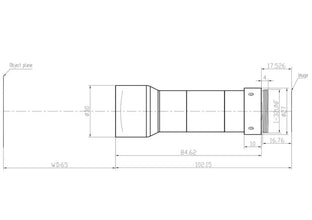 VA-LCM-TC-0-0.75X-WD65-015 Lens telecentric 2