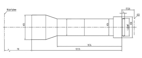 VA-LCM-TC-0-0.8X-WD110-015 Lens telecentric 2
