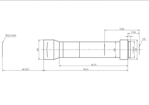 VA-LCM-TC-0-1X-WD110-015 Lens telecentric 2