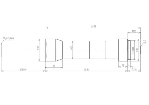 VA-LCM-TC-0-4X-WD110-015 Lens telecentric 2